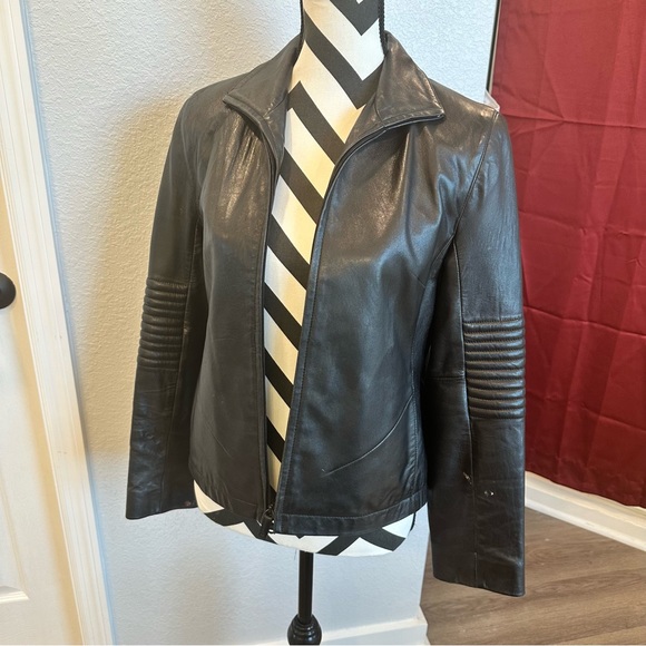 Kenneth Cole Reaction Leather Jacket - Picture 6 of 12